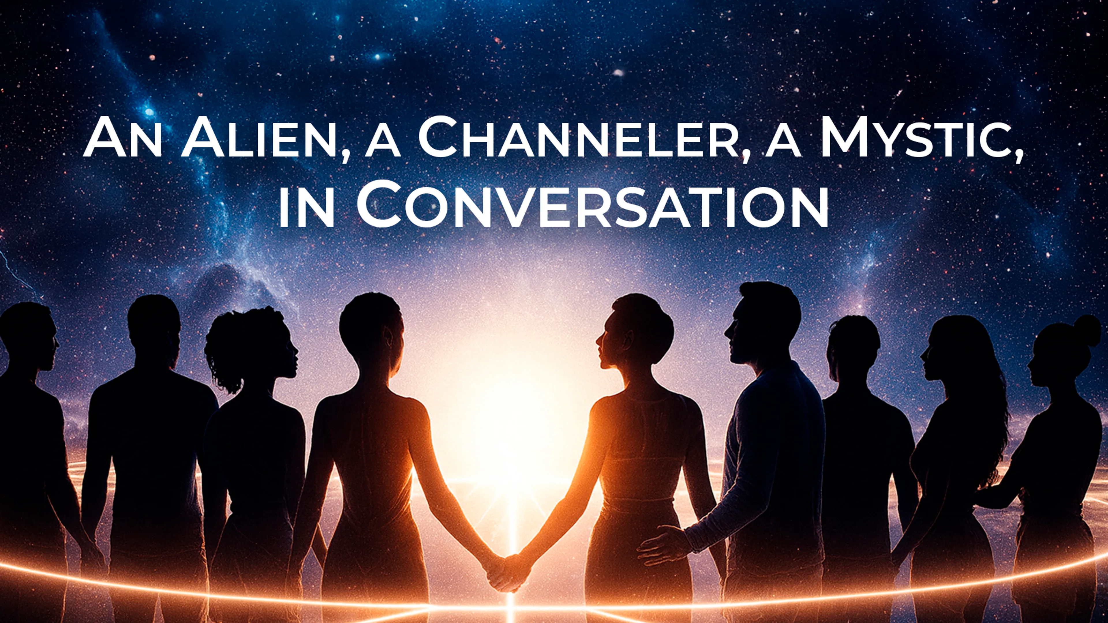 An Alien, a Channeler, a Mystic, in Conversation poster